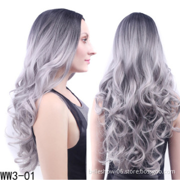 Xin Si making tools loose wave wholesale orange brazilian hair for black women wig synthetic braided ready to wear wigs